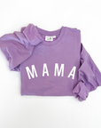 MWM Mama Curved Adult Crewneck - White Design