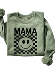 Mama Checkered Sweatshirt