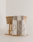 Plush Blanket | Smile Checkerboard