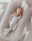 Bamboo Swaddle | Smile Checkerboard