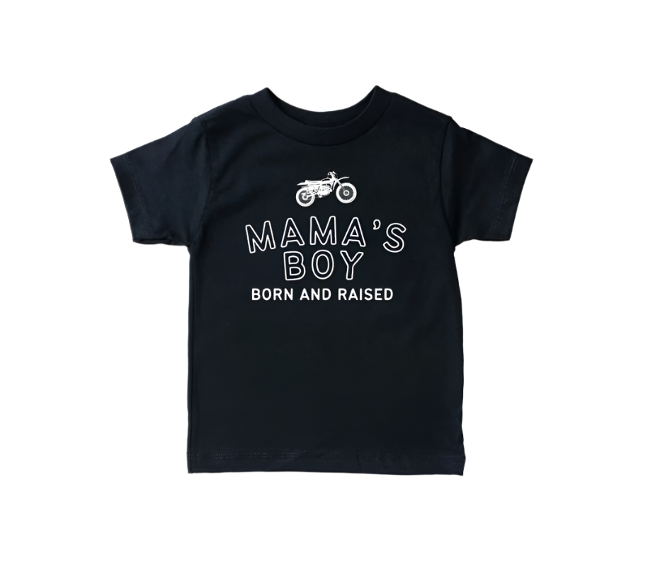 Mama's Boy Born & Raised Tee