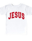 Jesus - Christmas Colors Kids Tee