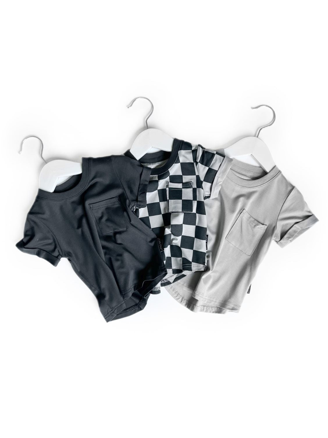 Little Bipsy Bamboo Pocket Tee - Frost