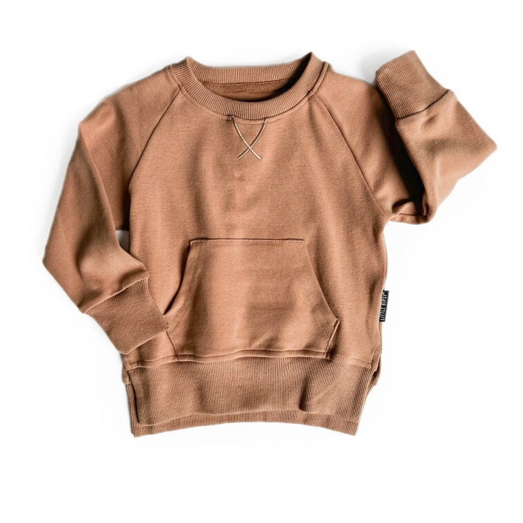 Little Bipsy Pocket Pullover - Nutmeg