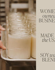 Merry Christmas Soy Candle | 9oz. Clear Jar (Christmas Tree)