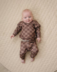 Jogger Set | Espresso Checkered