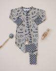 Bamboo Zip Romper | Home Run