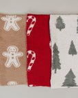 Gingerbread Plush Blanket