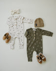 Nashville Long Sleeve Button Romper