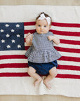 American Flag Plush Blanket