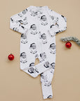 Bamboo Zip Romper | Cool Santa