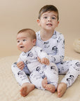 Bamboo Zip Romper | Cool Santa