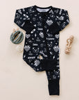Bamboo Zip Romper | Wild Heart