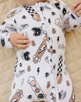 Bamboo Zip Romper | Sk8er
