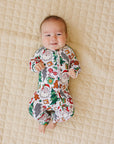 Bamboo Zip Romper | Christmas Vibes