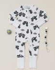 Bamboo Zip Romper | Monster Blaze