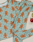 Bamboo Two Piece Set | Gingerbread Gingham