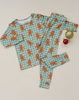 Bamboo Two Piece Set | Gingerbread Gingham