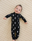 Bamboo Zip Romper | Ink Bolts