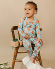 Bamboo Two Piece Set | Gingerbread Gingham