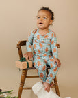 Bamboo Two Piece Set | Gingerbread Gingham