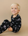 Bamboo Two Piece Set | Born to Ride Black