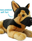 Gretchen The German Shepherd | 15 Inch Stuffed Animal Plush | By TigerHart Toys