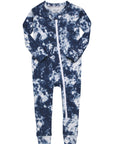 Cotton 2-Way Zip Baby Infant Footie Pajama-Prism Navy-C