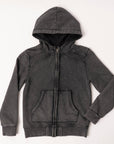Garment Dyed Zip Hoodie
