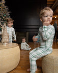 Plaid Two Piece Pajamas