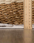 Benjy Cream & Charcoal Checkered Area Rug