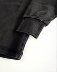 Toddler Black Acid- Wash Long Sleeve Tee