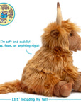 Henley The Highland Cow | 14 Inch Stuffed Animal Plush | By