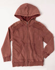Garment Dyed Zip Hoodie