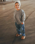 Toddler Sleet Stone-Wash Long Sleeve Tee
