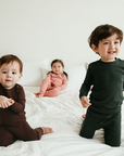 Daily Dark Green Cotton Long Sleeve PJs