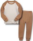 Modal Raglan Boys Girls Long Sleeve PJs