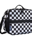 Black and White Checkered Eco Lunch Box
