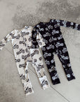 Motorcycle | Black Bamboo Romper