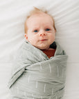 Desert Sage Muslin Swaddle Blanket