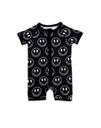 Bamboo Shorty Romper | Electric Smiley