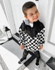 CHECKERED • HALF-ZIP • WINDBREAKER
