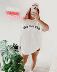 Boy Mom Club Blackletter Tee - Ivory: Small