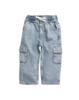 Cargo Denim Straight Leg - Light Wash