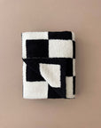 Checkered Plush Blanket | Black