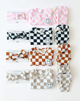Checkered Smiley Lounge Set | Black