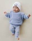 Chunky Knit Sweater | Blue
