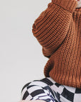 Chunky Knit Sweater | Rust