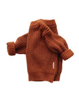 Chunky Knit Sweater | Rust