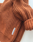 Chunky Knit Sweater | Rust